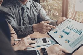 Advisor Reviewing Portfolio