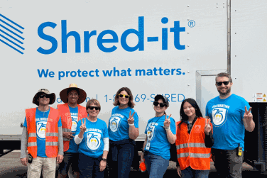 Shred day volunteers